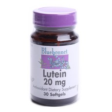 Bluebonnet 葉黃素軟膠囊 20mg, 1罐, 30顆