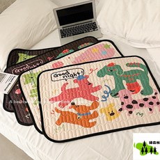 女生專用防漏防水透氣生理期床墊，可機洗姨媽墊, 1個, 怪獸傢族,50 * 70cm