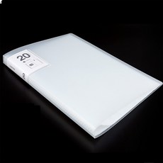 사각몰 A4 투명 파일케이스 a4파일케이스플라스틱 a4서류바인더, 20매