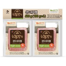 [코스트코 냉장] CJ 더건강한 샌드위치햄 100g x 6개, 1개