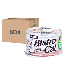 惜時 Bistro Cat特級銀貓健康餐罐, 鮮嫩雞肉, 80g, 24罐