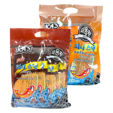 피시스낵 바비큐향 13g + 바비큐향&스파이시맛 13g 2종 24개 (총48개), 1개