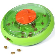 포우퀘스트 방탄UFO 빙글빙글 노즈워크 강아지 간식 장난감, 1세트, 혼합색상