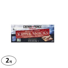 크라운프린스내추럴 Kipper 스낵 천연 훈제, 2개, 92g