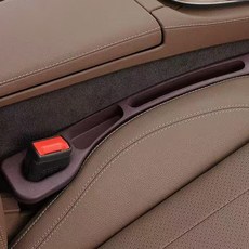 모무디슈 자동차 조수석+보조석 사이드 포켓 틈새쿠션 수납 우레탄 차량용 악세서리, 1세트, 바크브라운