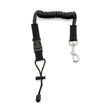 조정된 카누 패들 낚싯대 고정 카누 서핑 코드 안전 랜야드, 블랙이에요.