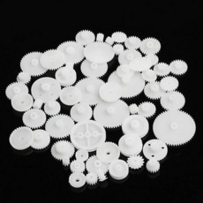 diy 로봇 부품 재료 모듈 제작 로봇 구동 부품 플라스틱 과학실험 가벼운 소형기 교육용 장난감 깔끔한, 톱니세트 GD12600