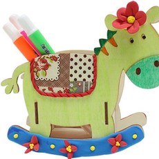 목마 연필꽂이 시니어만들기