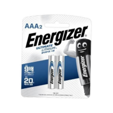 배터리 에너자이저 얼티메이트리튬 건전지 AAA(2입) 59000EA 1EA, 본상품