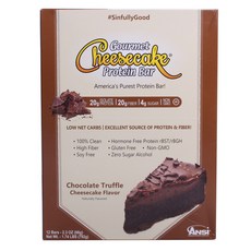 ADVANCED NUTRIENT SCIENCE INTL 美食蛋白棒巧克力松露芝士蛋糕, 12件, 66克