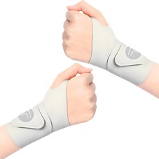 관절가이드 데일리 손목보호대 2p, 1세트, 그레이