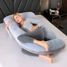 U자 바디필로우 임산부 수유쿠션, 단품 심 제외 65x90x175cm, 형광옐로우 크리스탈그레이라이트그레이혼합