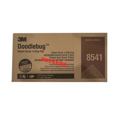 《萬向 絨片》3M Doodlebug 8541棕色握把絨片-5片/1盒, 1個, 棕色絨片,1片