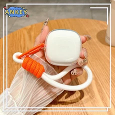 Redmi Buds 6 Play 액티브 케이스 보호용 투명 TPU 커버 끈 블루투스 이어폰 쉘, 04 Redmi Buds 6s, 04 Clear-white Lanyard