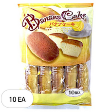 시아와세도 바나나케이크, 10개, 180g