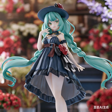 MIKU 하츠네 미쿠 피규어 외출 드레스, 1개