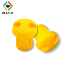 바론 플라스틱 파이프캡 아시바/파이프용, YELLOW, 10개