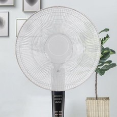 風扇防護罩 電風扇安全網罩 防夾手保護套, 1個, 1個裝 白色 通用款