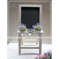House傢飾 zakka 黑板造型 3格花器 花架