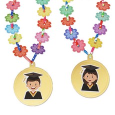 졸업 금메달 꽃목걸이(5인용), 본상품선택, 본상품선택, 여자