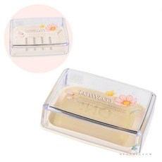 조은생활 투명뚜껑비누각 욕실용품