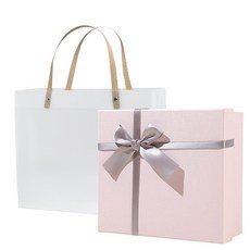 리빙피카 기프트박스 패키지 세트, 핑크, 1세트