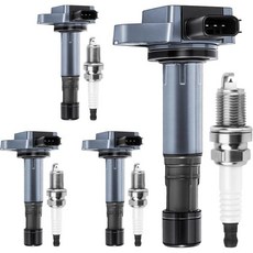 UF553 점화코일팩 및 5019 이리듐 점화플러그 포드 엣지 플렉스 퓨전 토러스 X 링컨 MKS MKX MKT MKZ 마쯔다 6 CX9 3.5 3.7 2007 2008 200, UF400 Ignition Coil and 7100 S