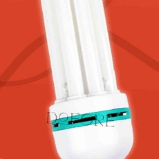 눈꽃디자인 고와트 삼파장램프 45W 전구, 주광색(형광등색), 1개