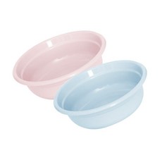 세수대야 미끄럼방지 중 목욕탕대야 플라스틱대야, 파스텔핑크