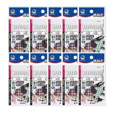 백경 전어숭어 어피낚시 10본 전어 자리돔 숭어 카드채비, 10개