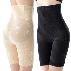 뱃살보정속옷 똥배팬티 몸매보정 아랫배 지퍼거들 여름, D. 피부색 검은색