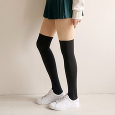 마른파이브 넉넉 UV차단 니트 모달 니하이 골프스타킹 3colors (블랙/차콜/화이트)