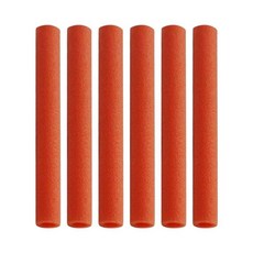 튜브 용 40cm 보호대 패딩 폼 폴 커버 6pcs 쉘 폴 폼 슬리브, 거품, 주황색