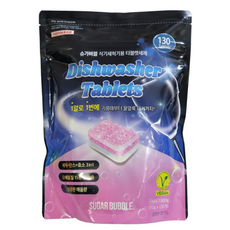 슈가버블 식기세척기용 타블렛세제 애플향 세제 린스 효소 (N)