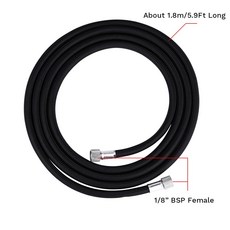 스프레이건 DIY용 9ft 표준 호스 인치 1/8 에어 브러시 한쪽 전문가용 피팅 8m 1 나일론 5 끝 편조, Yellow air hose3, 01 CHINA