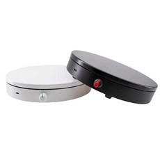 자동 회전 턴테이블 자동회전 360도 회전판 흰색 촬영, 리모콘  20CM 3-120초 회전25KG, 상세페이지 참고