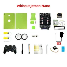 Nvidia JetBot AI 키트 8MP FOV 카메라 와이파이 얼굴 인식 물체 추적 오토파일럿 로봇 블루투스 Nano B01, 01 US