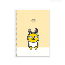 아이콘스 카카오프렌즈 스프링 연습장, 무지, 1개