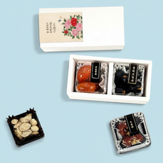 수제 정과 선물세트 2구 명절 부모님 답례품 도라지 호두 견과류 전통 간식, 1개, 1g