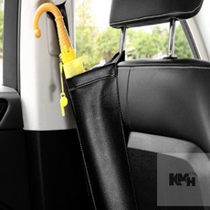 자동차 우산 접이식 파우치 차량우산꽂이, 블랙, 1개, 헤드레스트