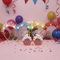 파티블루 생일파티 머리띠 파티용품, 1세트, 해피머리띠 세트