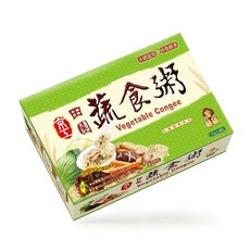 京工 素食沖泡粥 山藥芋頭香菇蔬食即食粥 味噌湯沖泡即食 多種口味選擇 方便快速, 1套, 田園蔬食粥32g 8包/盒(素)