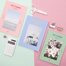 다이어트플래너 //데일리다이어리/2달/운동식단체크, PINK