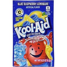 Kool-Aid 아이스 블루 라즈베리 레모네이드 무가당 청량 Kool-Aid Ice Blue Raspberry Lemonade Unsweetened Soft Drink Mix 0, 1개