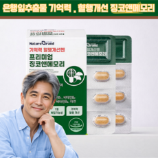 징코 은행잎추출물 기억력 혈핼개선 비타민B군 아연 영양제, 1개, 30정