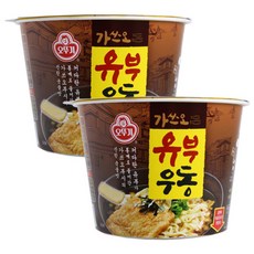 오뚜기 유부우동 컵라면, 2개