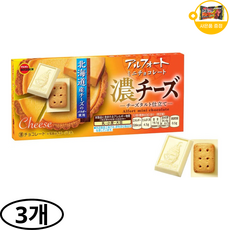 부르봉 알포트 초콜릿 비스킷 농후치즈맛 사은품 추가증정, 3개, 60g