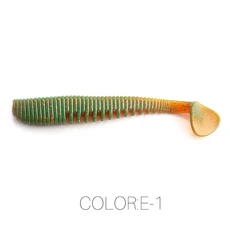 Supercontinent A 낚시 미끼 5cm 인공 Wobblers 소프트 Shad 잉어 실리콘, 14 E 1, 02 110mm 4pcs