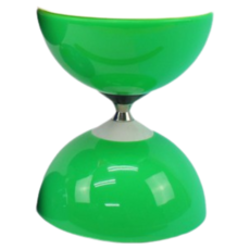 宏林 螢光安全培林扯鈴 扯鈴桿(粉彩版)/一組入 比賽級安全扯鈴 MIT製, 綠色