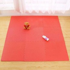 접이식토퍼 단단한 슈퍼싱글 매트리스 바닥 손님용 거실, 1cm, 레드